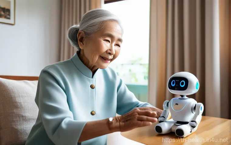 보건학과 보건 기술 혁신 - **Prompt:** A compassionate Thai female doctor, mid-30s, in a crisp white lab coat, consults with a ...